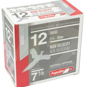 Aguila 1CHB1207 Field  12 Gauge 2.75" 1 1/4 oz 7.5 Shot 25 Bx/ 10 Cs