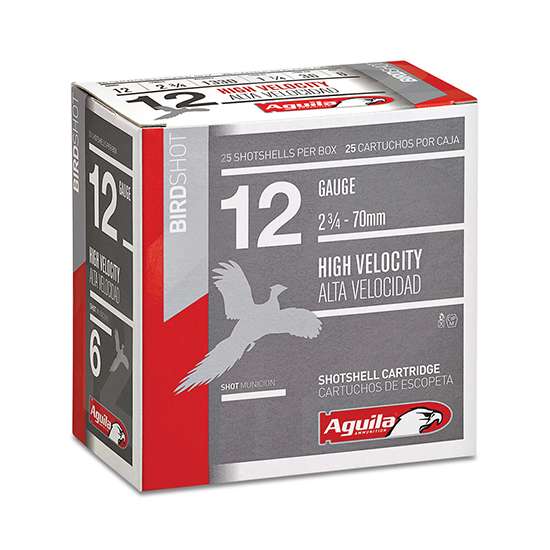 Aguila 1CHB1208 Field  12 Gauge 2.75" 1 1/4 oz 8 Shot 25 Bx/ 10 Cs