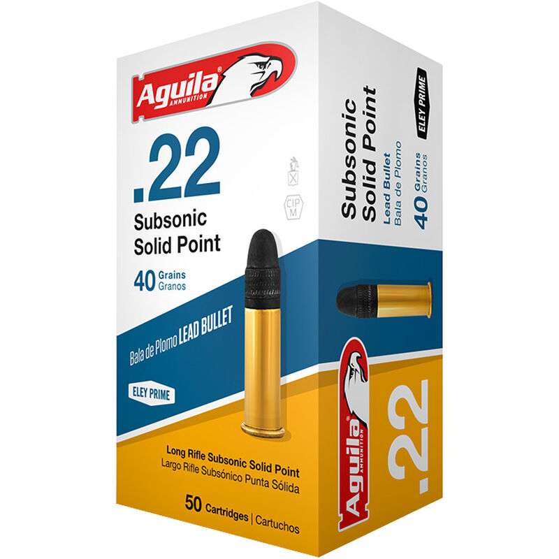 Aguila .22lr 40gr Subsonic 50rds