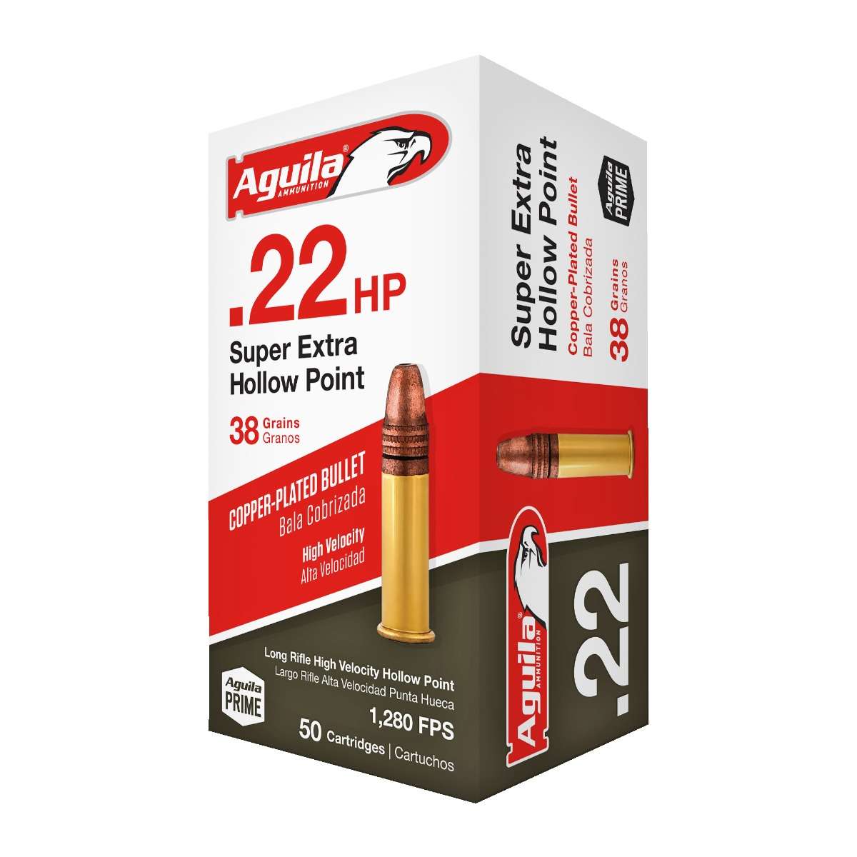 Aguila Super Extra .22 HP 38gr
50rds