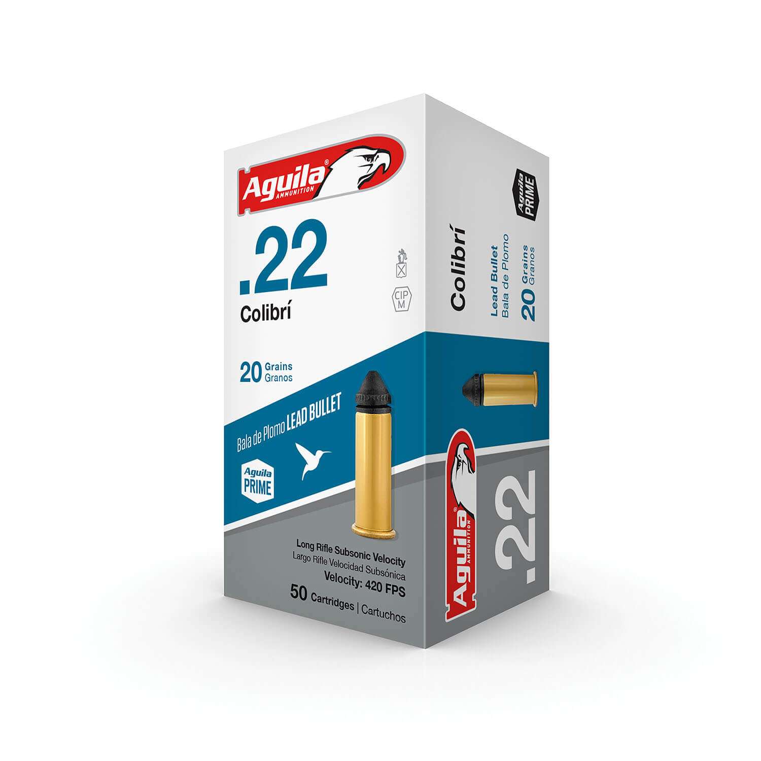 Aguila 1B220337 Special Colibri 22 LR 20 gr Colibri Lead 50 Bx/ 20 Cs