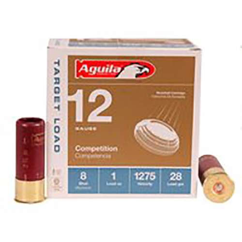 AGUILA SHOTSHELL 12GA. 1OZ. #8 25-PACK 1275FPS