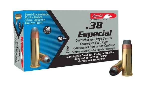 Aguila 1E382521 Pistol  38 Special 130 gr Full Metal Jacket (FMJ) 50 Bx/ 20 Cs