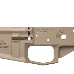 Aero Precision 600002C M4E1 Stripped Lower Receiver AR-15 223 Rem,5.56x45mm NATO Flat Dark Earth Cerakote