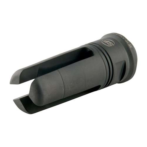 3 PRONG FLASH HIDER FOR M4/M16/AR VARIANTS, SERVES AS SUPPRESSOR ADAPTER FOR SOCOM 5.56 SUPPRESSORS. 1/2X28 THREADS