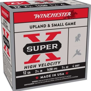 WINCHESTER SUPER-X 12GA 2.75" 1450FPS 1-1/4OZ 4 25RD 10BX/CS