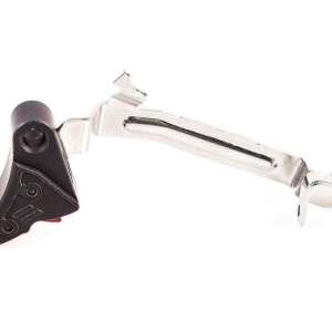 ZEV CFTPROBARSMBR Pro Trigger BAR Kit with Red Safety Compatible with Glock 17, 17L, 19, 23, 24, 26, 27, 34, 35 Gen 1-4 Curved