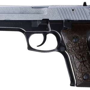 ZAS CZ999 9MM CHROME HAND ENGRAVED & CASE TOO