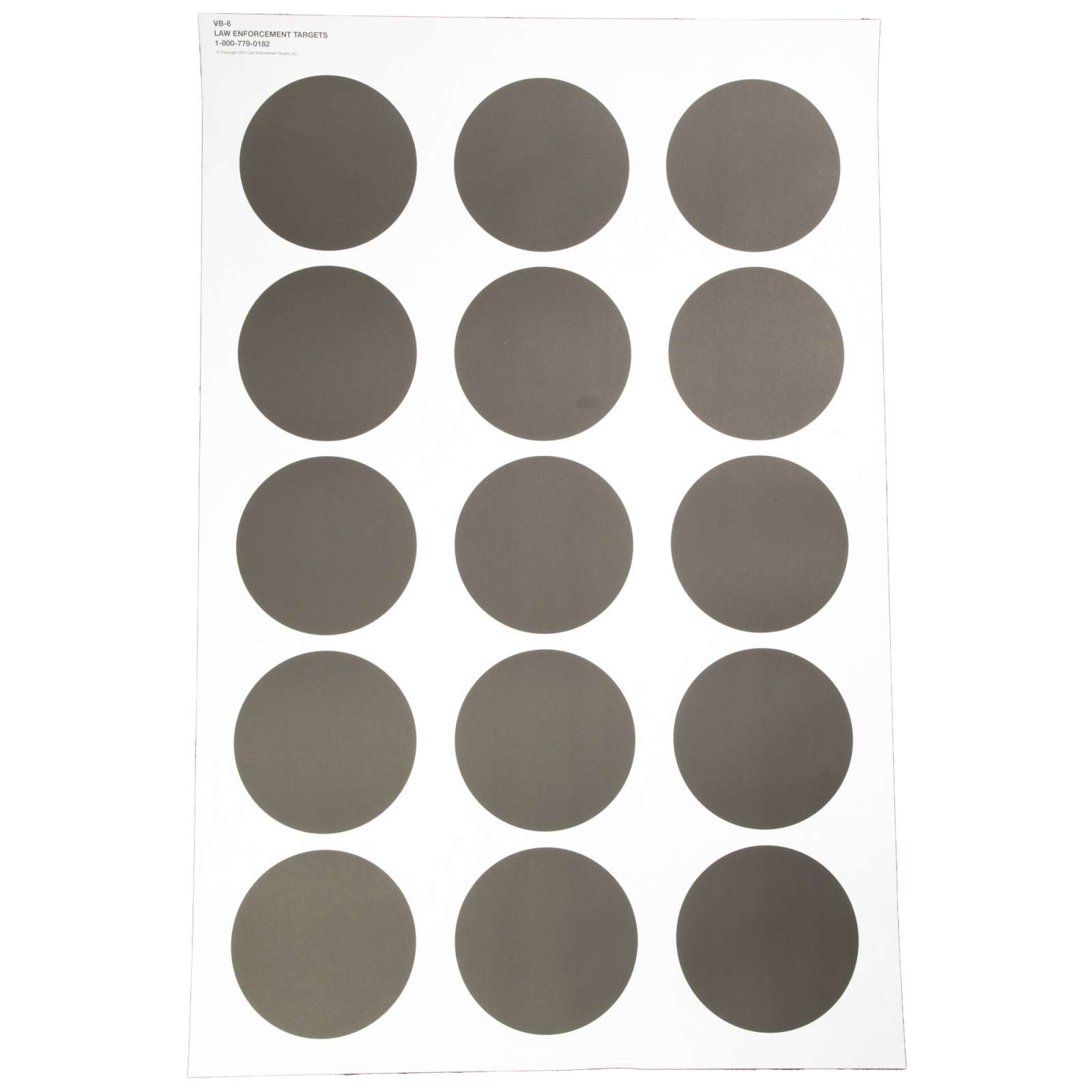 ACTION TGT MILI DOT TRNG BLK 100PK