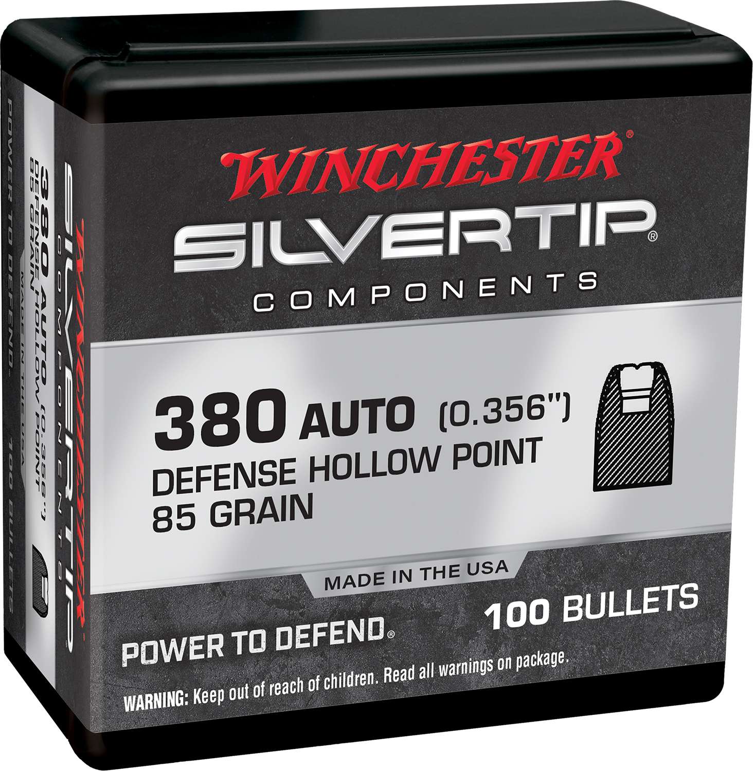 WIN WB380ST85X 380 AUTO 85 STHP PLTD 100/10