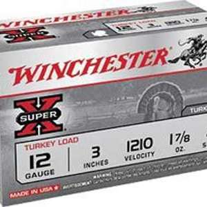 Winchester Ammo X123MT4 Super-X Turkey Load 12 Gauge 3" 1 7/8 oz 4 Shot 10 Bx/ 10 Cs