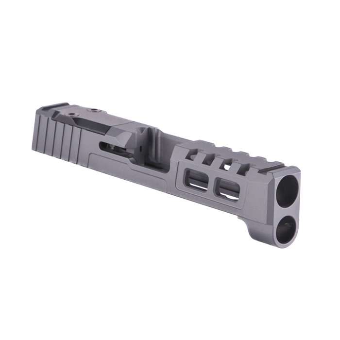 Zaffiri Precision ZPS.2.HCPRO.SG ZPS.2 Custom Slide Fits Springfield Hellcat Pro Sniper Gray 17-4 Stainless Steel