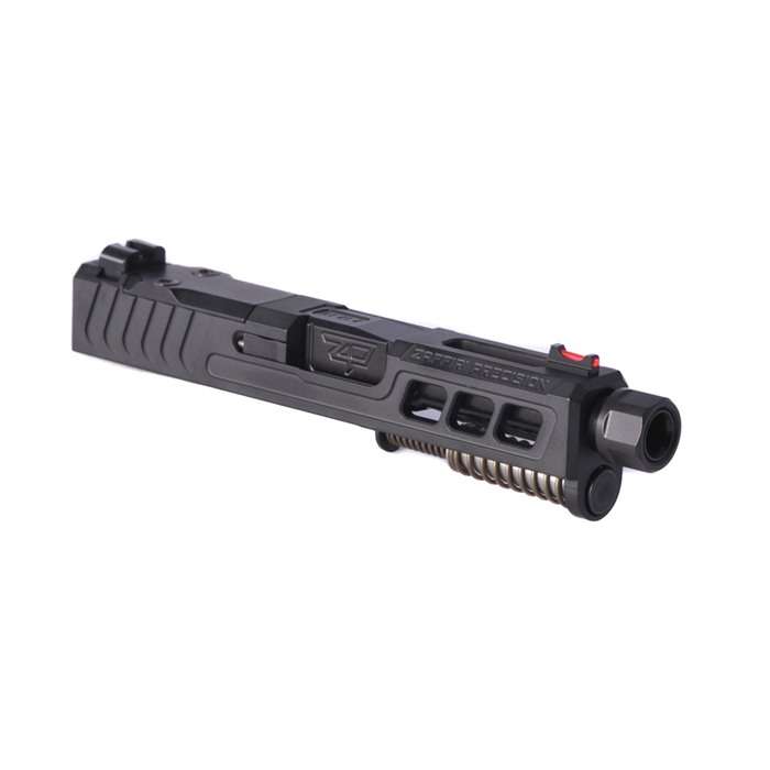 Zaffiri Precision ZPS.3.43.BLK.CU.2  Complete Upper 9mm Black Nitride Stainless Steel