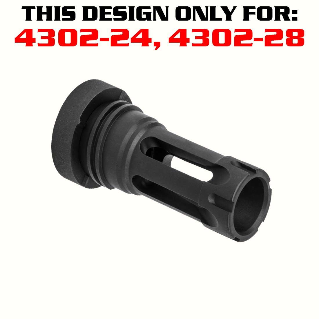 Yankee Hill 4302AKA Phantom Q.D. Flash Hider 30 Cal M14x1 LH Metal