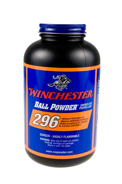 Winchester Powder 2961 Ball Powder 296 Pistol,Shotgun 1 lb