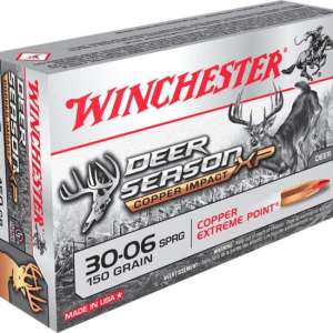 Winchester Ammo X3006DSLF Deer Season XP Copper Impact 30-06 Springfield 150 gr Copper Extreme Point 20 Bx/ 10 Cs