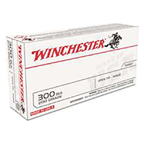 Winchester Ammo USA300BLKX USA  300 Blackout 200 gr Open Tip Range 20 Bx/ 10 Cs