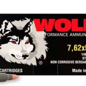 WOLF 7.62X54R 148GR STEEL FMJ 20/BX