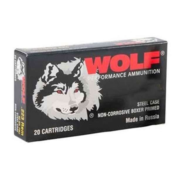 WOLF 223 55GR HP 20/BOX