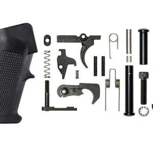 Aero Precision APRH100160 Lower Parts Kit Standard M5 Platform Black Hardcoat Anodized