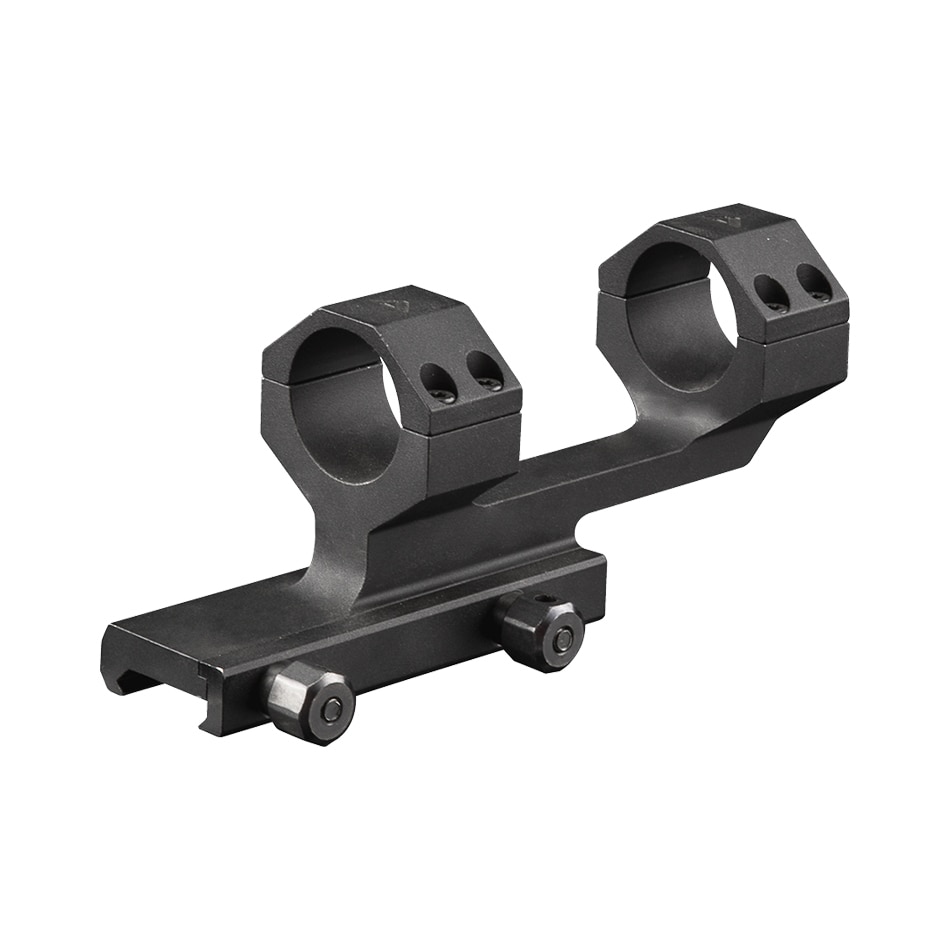Aim Sports MTCLF117 Cantilever Scope Mount with High 1" Rings 6061-T6 Aluminum Black Anodized