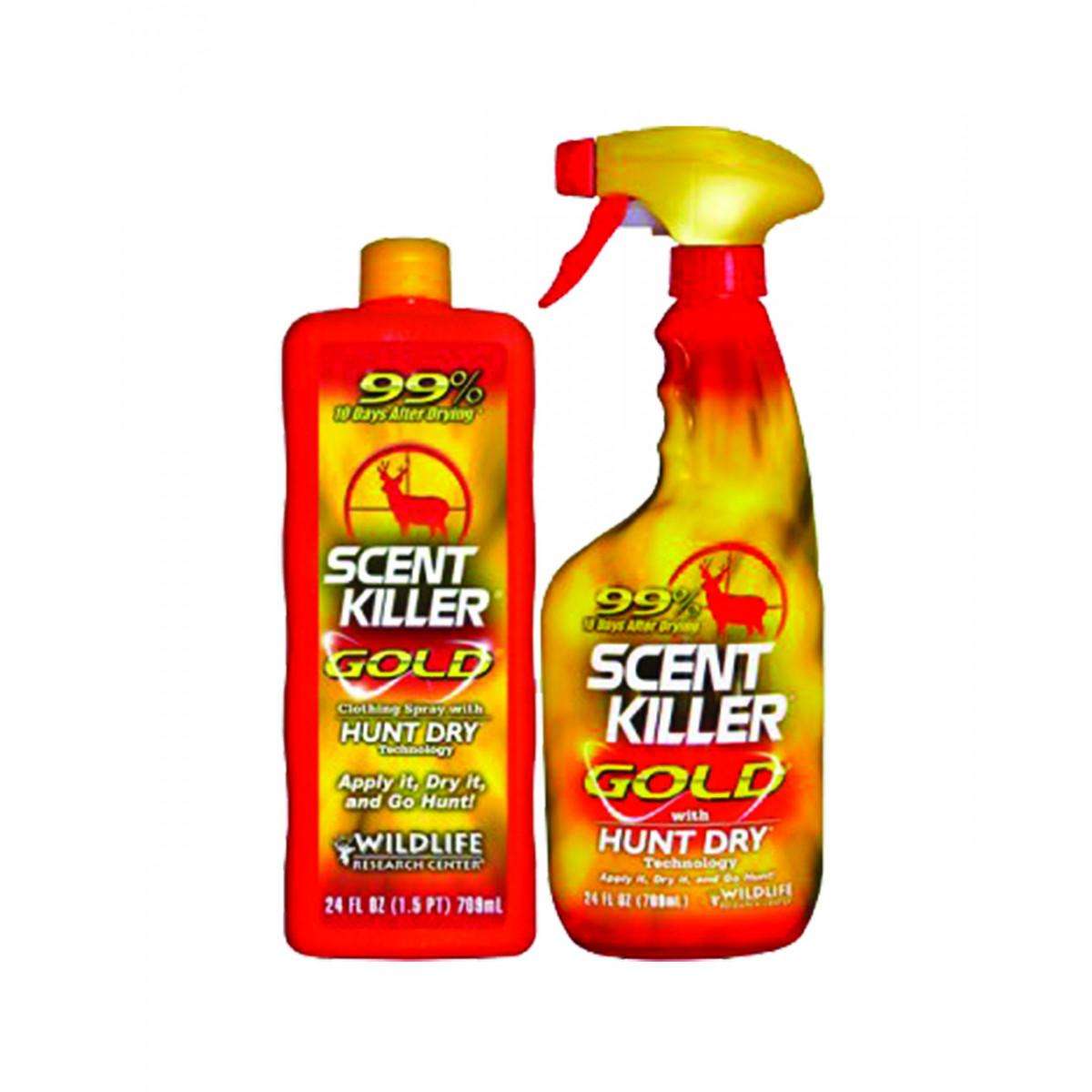 WRC SCENT ELIMINATION SPRAY SCENT KILLER GOLD COMBO 2-24OZ
