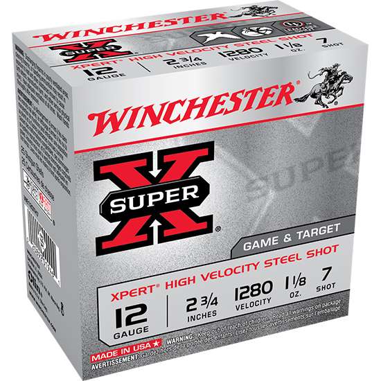 Winchester Ammo WE12GTH7 Super X Xpert High Velocity 12 Gauge 2.75" 1 1/8 oz 7 Shot 25 Bx/ 10 Cs