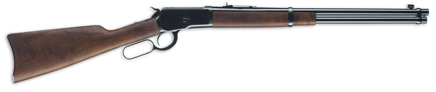 Winchester Guns 434177124 1892 Carbine 44 Rem Mag 10+1 20" Satin Walnut Brushed Polish Blued Right Hand