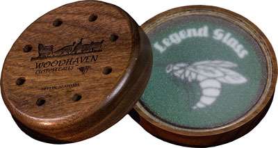 WOODHAVEN CUSTOM CALLS WH025 Legend Friction Call Glass Turkey Yelps, Purrs, Clucks, Cutts