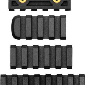 AB ARMS RAIL COMBO PACK LTF 7/5/4 SLOT RAILS BLACK