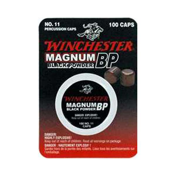 Winchester Ammo SML11 Percussion Cap Magnum Black Powder #11 100 Per Box