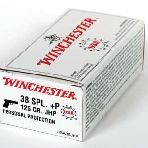 Winchester Ammo USA38SPVP USA  38 Special 130 gr Full Metal Jacket (FMJ) 100 Bx/ 5 Cs