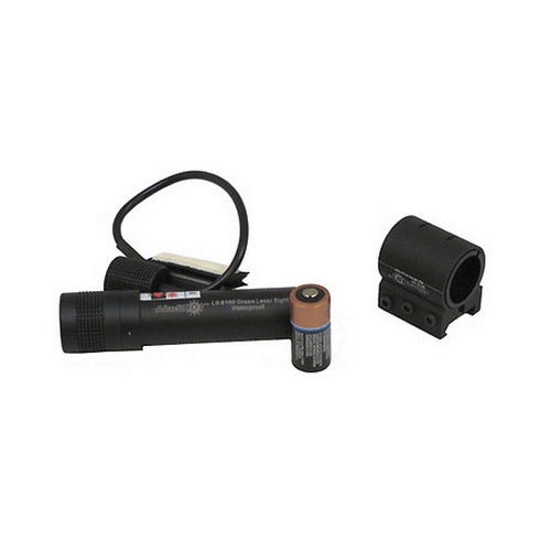 Aimshot KT81067 Classic Laser Green Laser 5mW Rifle 532 nm Wavelength Black Matte Anodized