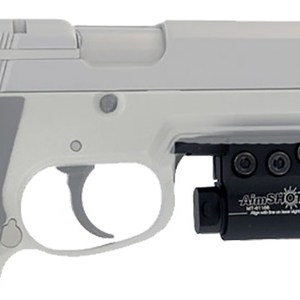 Aimshot KT6132 Classic Laser Red Laser 5mW Pistol with Rail 632 nm Wavelength Black Matte Anodized