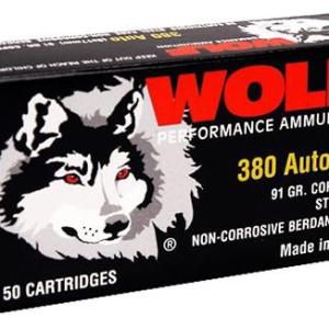 Wolf 919TINS PolyFormance  9mm Luger 115 gr Full Metal Jacket (FMJ) 800 Bx/ 1 Cs