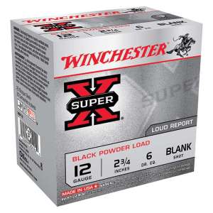 Winchester Ammo XBP12 Super-X Black Powder Load 12 Gauge 2.75" 25 Bx/ 10 Cs