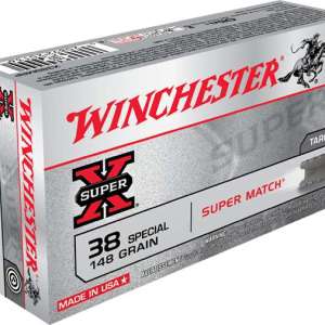 Winchester Ammo X38SMRP Super-X  38 Special 148 gr Lead Wadcutter (LDWC) 50 Bx/ 10 Cs