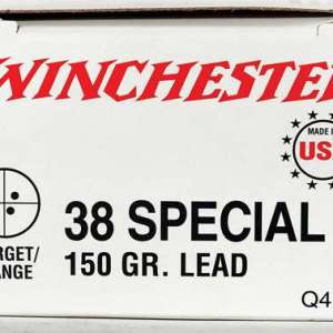 Winchester Ammo Q4196 USA 38 Special 150 gr Lead Round Nose (LRN) 50 Bx/ 10 Cs
