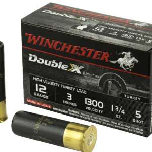 Winchester Ammo STH1235 Double X High Velocity 12 Gauge 3" 1 3/4 oz 5 Shot 10 Bx/ 10 Cs