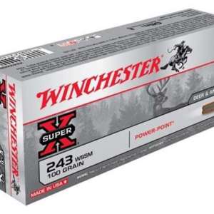 Winchester Ammo X243WSS Super-X  243 WSSM 100 gr Power-Point (PP) 20 Bx/ 10 Cs