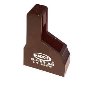 ADCO ST6 Super Thumb Mag Loader Bersa Thunder, Beretta 85/Pico, Colt 1908/380 Mustang, Ruger LCP, S&W Bodyguard, Sig P230/232/238, Walther PP/PPK/PPKS 380 ACP Black Single Stack