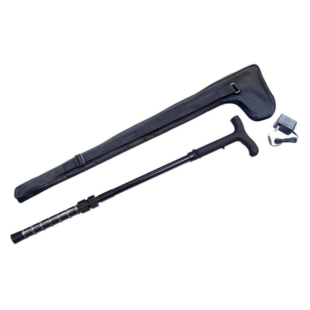 Zap ZAPCANE Stun Cane Stun Gun/Flashlight/Cane 32"-36" 1.15 lbs Contact Black