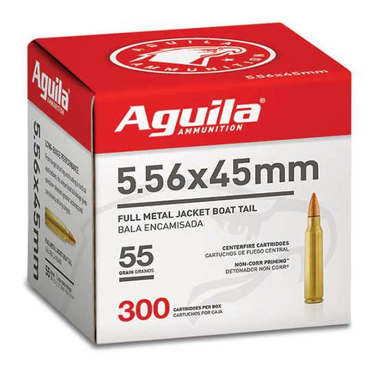 AGU 5.56MM 62GR FMJ BT 300RD BULK PACK
