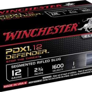 Winchester Ammo S12PDX1S Defender  12 Gauge 2.75" 1 oz 3 - 150 Grain Pieces Shot 10 Bx/ 10 Cs