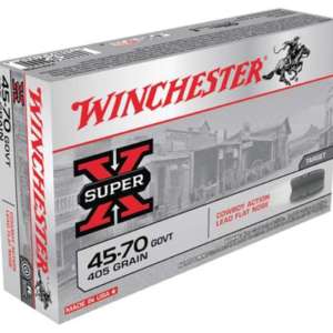 Winchester Ammo X4570CB Super-X  45-70 Gov 405 gr Lead Flat Nose (LFN) 20 Bx/ 10 Cs