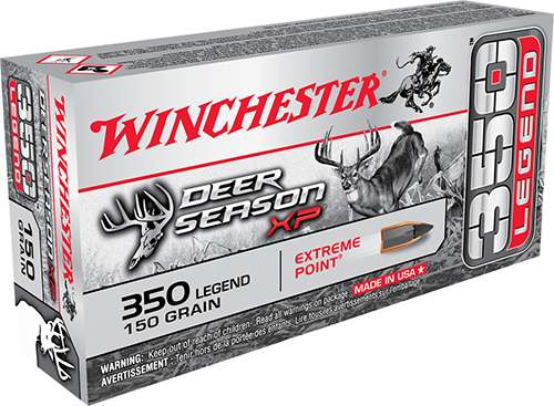 Winchester Ammo X350DS Deer Season XP 350 Legend 150 gr Extreme Point 20 Bx/ 10 Cs