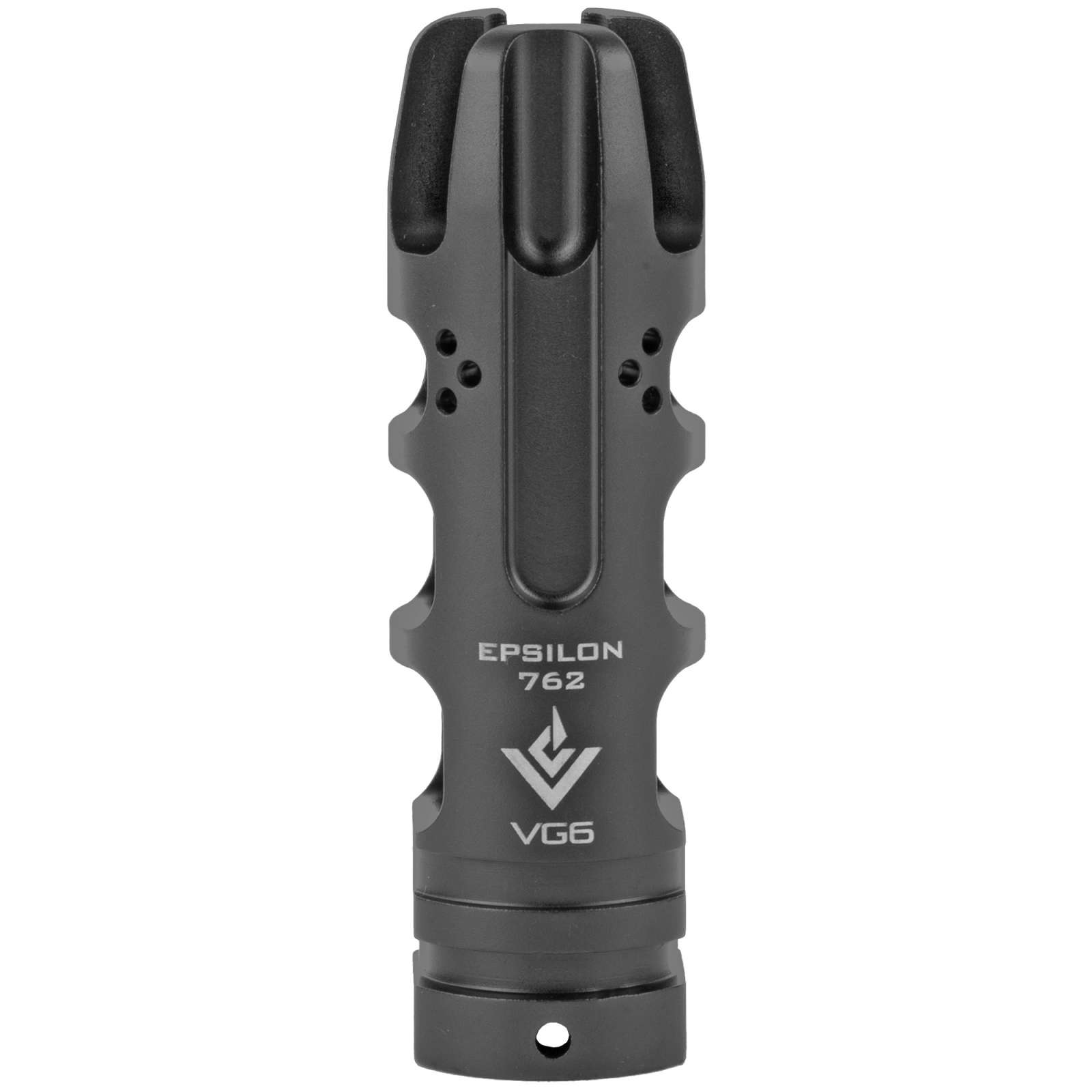 Aero Precision APVG100021A VG6 Epsilon 7.62mm Muzzle Brake 5/8"-24 tpi BlackNitride 17-4 Stainless Steel
