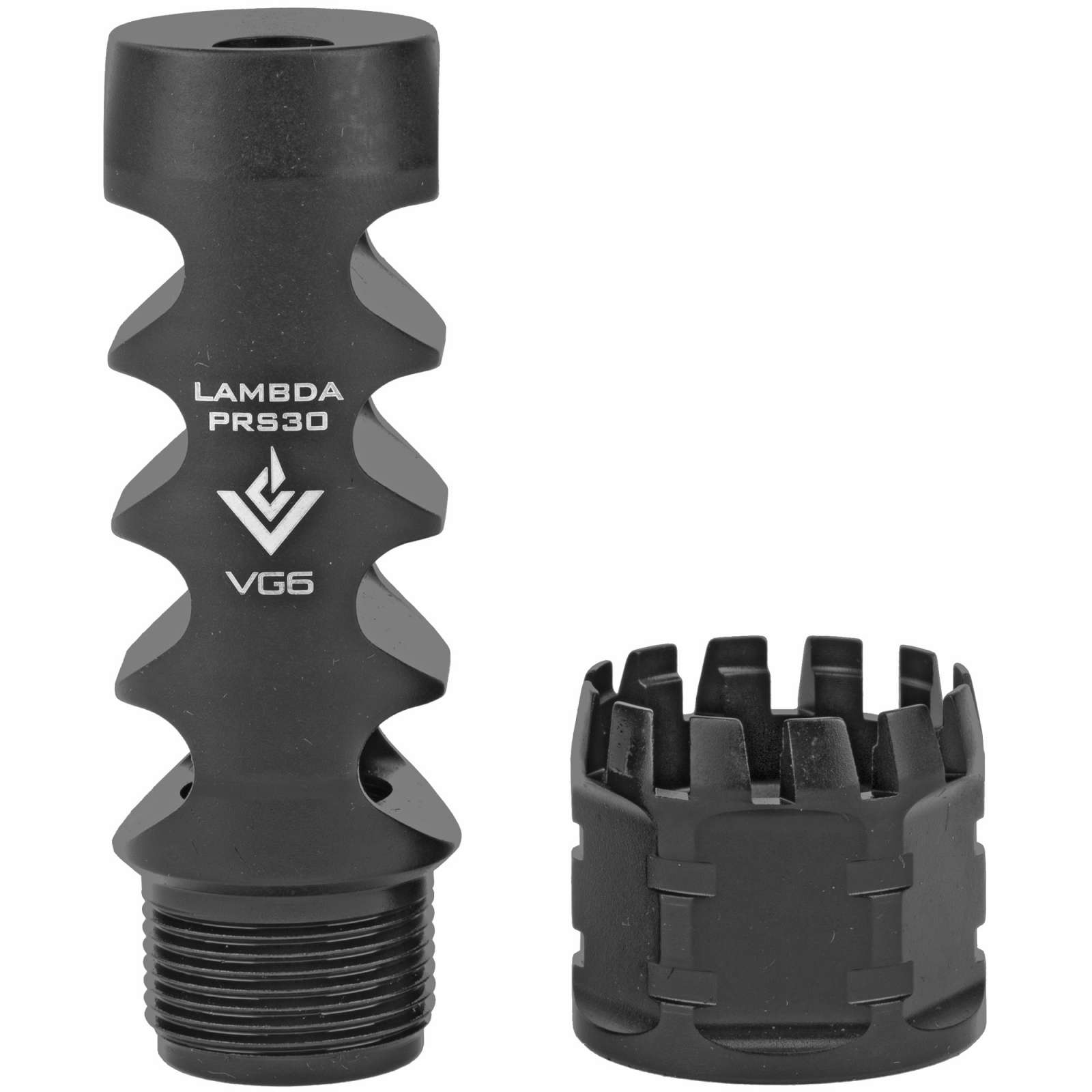 Aero Precision APVG100029AR1 VG6 Lambda Multi-Caliber 5/8"-24 tpi 2.95" Black Nitride 17-4 Stainless Steel