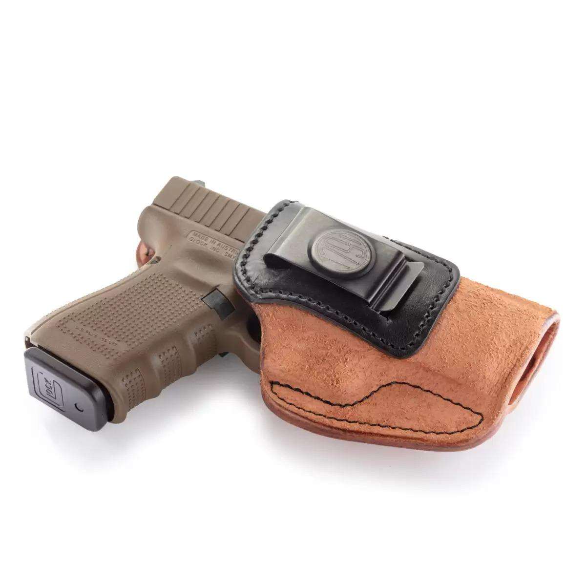 1791 Gunleather RCH3BLKR RCH1911 3"/Ruger LC9 Black Leather