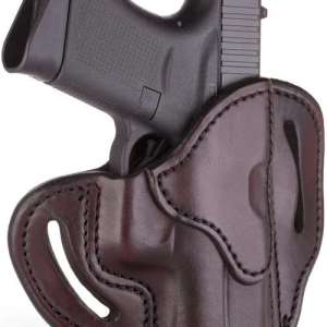 1791 Gunleather BHCSBRR BCH Signature Brown Leather OWB Compatible with Glock 43/Walther PPK Right Hand